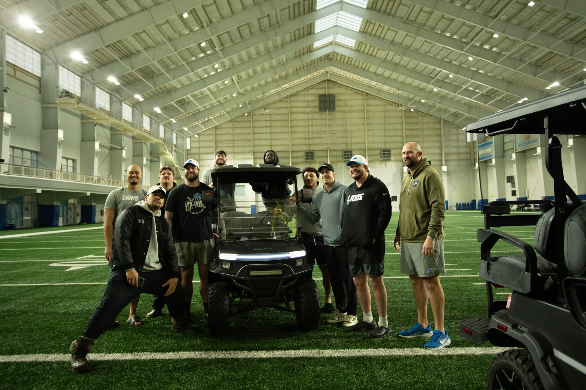 Detroit Lions with Denago