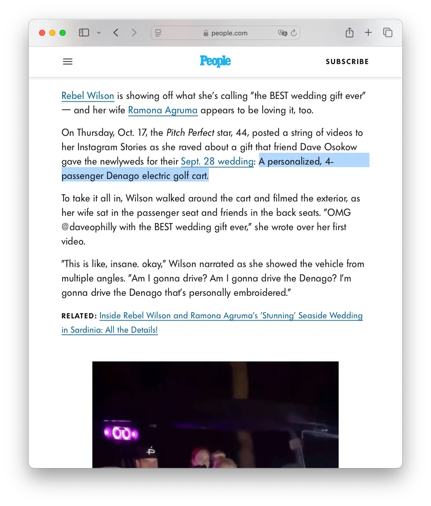 Rebel Wilson and Shaq with Denago